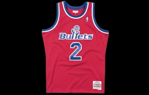 Mitchell & Ness Washington Bullets Road 1994-95 Chris Webber Swingman Jersey Scarlet
