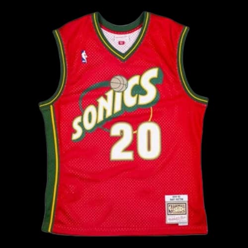 Mitchell & Ness NBA Swingman Gary Payton Seattle Supersonics 1999-00 Jersey