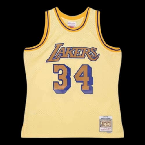 Mitchell & Ness x NBA LA Lakers 1996-97 Space Knit Swingman Jersey 'Shaquille O'Neal 34'