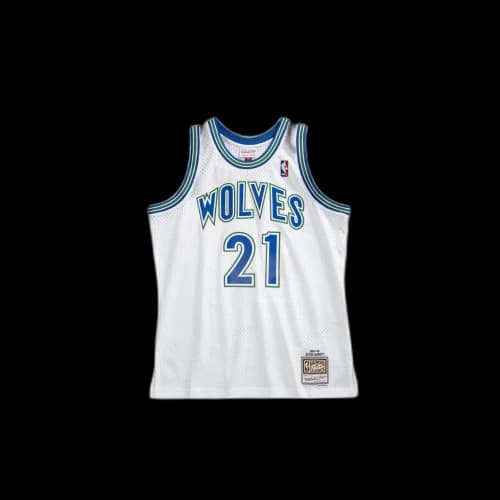 Mitchell & Ness Kevin Garnett Minnesota Timberwolves 1995-96 Swingman Jersey White