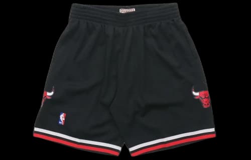 Mitchell & Ness NBA Swingman Shorts Chicago Bulls Alternate 1997-98 'Black Red'