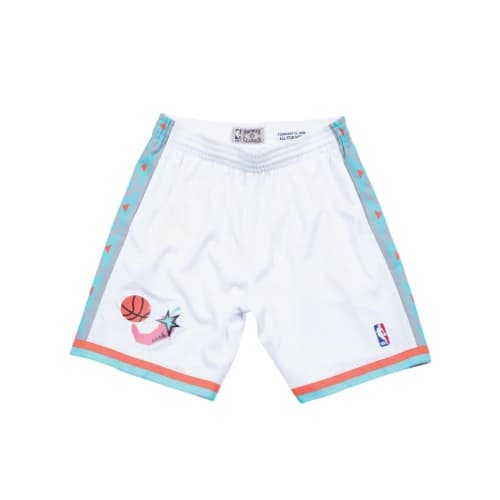 Mitchell Ness x NBA Swingman Basketball Shorts Men's White