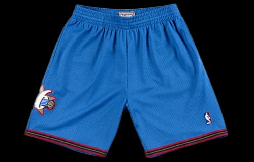 Mitchell & Ness x NBA Philadelphia 76ers 1999-00 Swingman Shorts 'Blue'