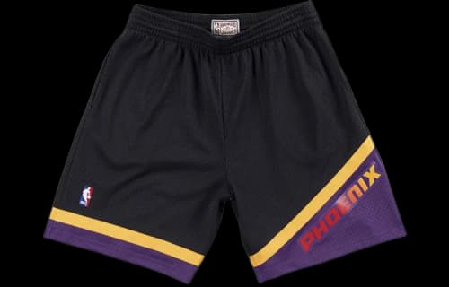 Mitchell Ness Basketball Shorts Men's Black Moderate Straight Fit Pants