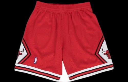 Mitchell & Ness NBA Swingman Shorts Chicago Bulls Road 1997-98 'Red White'