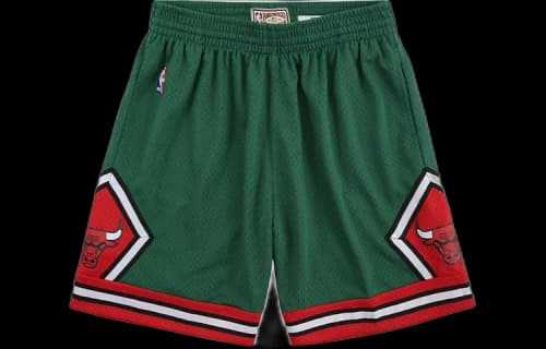 Mitchell & Ness NBA Swingman Shorts Chicago Bulls 2008-09 'Green Red'