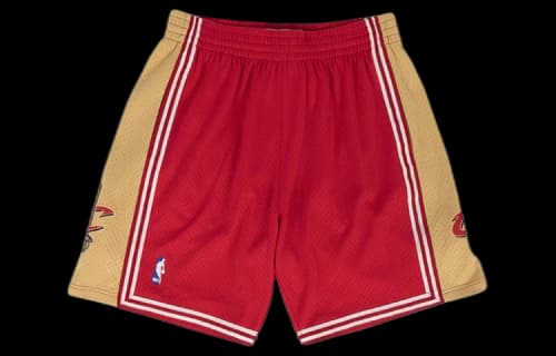 Mitchell & Ness x NBA Cleveland Cavaliers Road 2003-04 Swingman Shorts 'Red Gold'