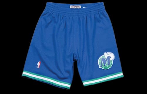 Mitchell & Ness NBA Swingman Shorts Dallas Mavericks Road 1998-99 'Blue Green'