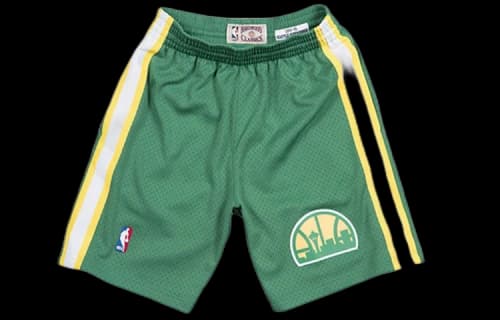 Mitchell & Ness x NBA Seattle Super Sonics Road 1994-95 Swingman Shorts 'Green'