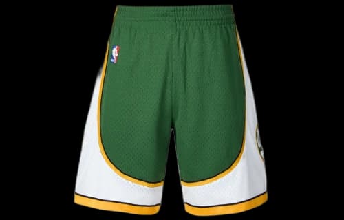 Mitchell Ness Basketball Shorts Men's Green