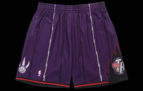 Mitchell & Ness NBA Swingman Shorts Toronto Raptors Road 1998-99 'Dark Purple'