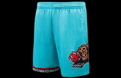 Mitchell & Ness NBA Swingman Shorts Vancouver Grizzlies Road 1996-97 'Teal'