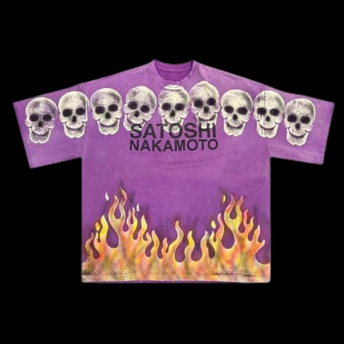 Satoshi Nakamoto Lost Boys Tee 'Purple'