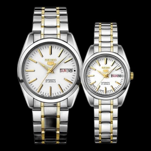 SEIKO No. 5 Automatic Mechanical Gold Color