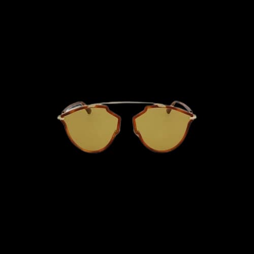 Dior Cat Eye Metal Sunglasses 'Brown'