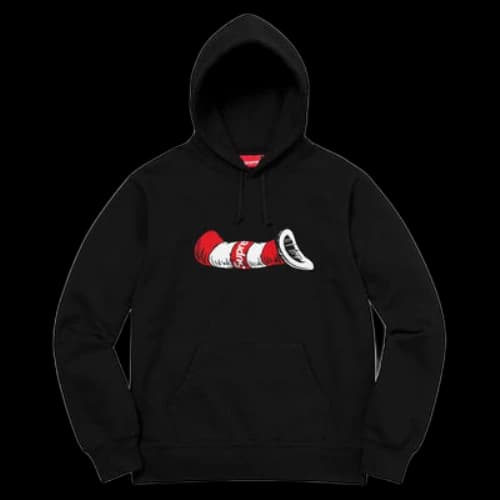 Supreme Cat in The Hat Hooded Sweatshirt