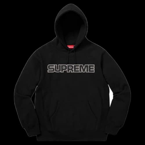 Supreme Perforated Leather Hooded Sweatshirt