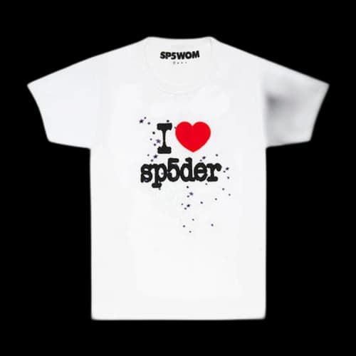 Sp5der I Heart Sp5Der Baby Tee 'White'