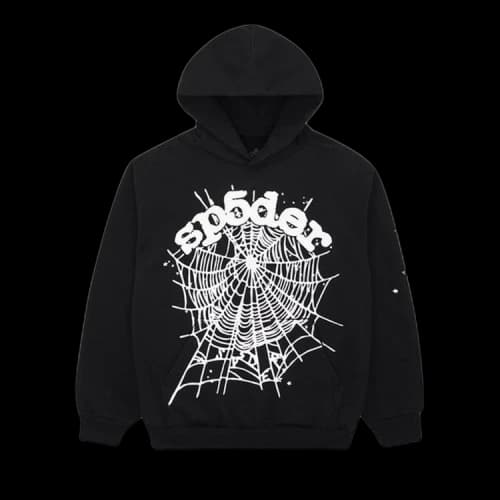 Sp5der OG Web Hoodie 'Black'
