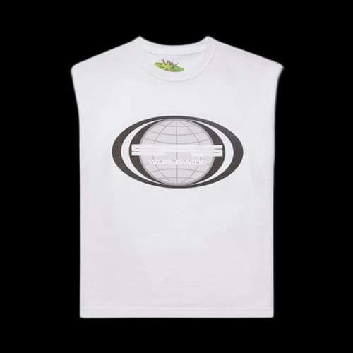Sp5der Jumbo Globe Tee 'White'