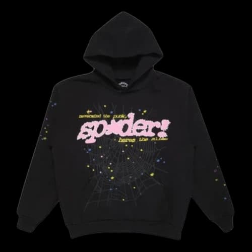 SP5DER P*NK V2 Hoodie 'Black'