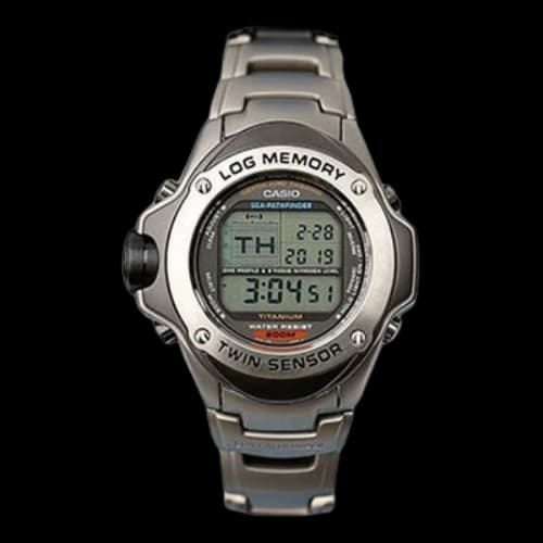 CASIO SEA-PATHFINDER Ocean Monster Watch Mens SilverGray Digital