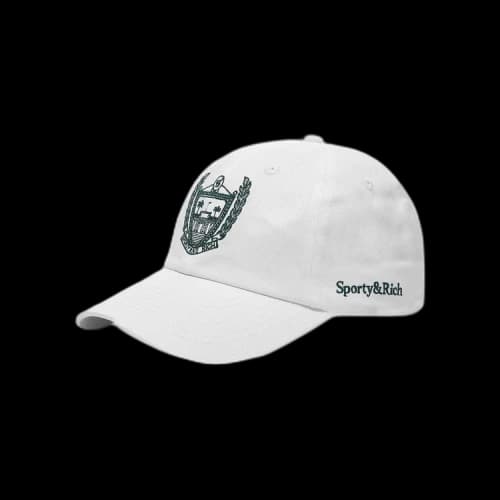 Sporty & Rich Beverly Hills Hat 'White/Green'