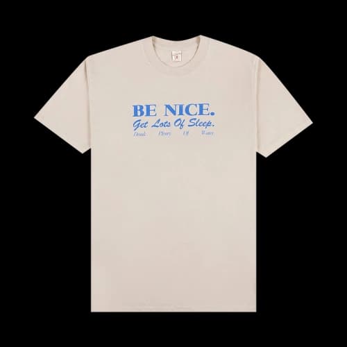 Sporty & Rich Be Nice T-Shirt 'Milk'