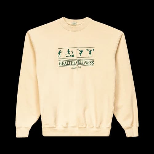 Sporty & Rich Health & Wellness Crew 'Cream Puff'