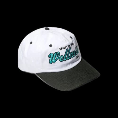 Sporty & Rich Wellness Club Hat 'White/Forest'