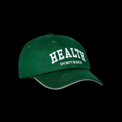 Sporty & Rich Health Ivy Hat 'Forest/White'