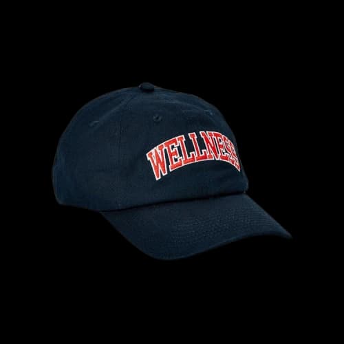 Sporty & Rich Wellness Ivy Hat 'Navy/Sports Red'