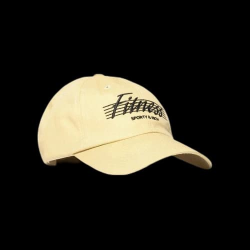 Sporty & Rich 80s Fitness Hat 'Cream Puff'