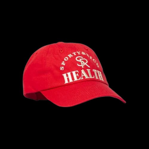 Sporty & Rich Ball Game Hat 'Sports Red'