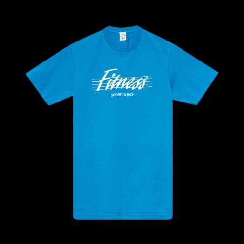Sporty & Rich 80s Fitness T-Shirt 'Sapphire'