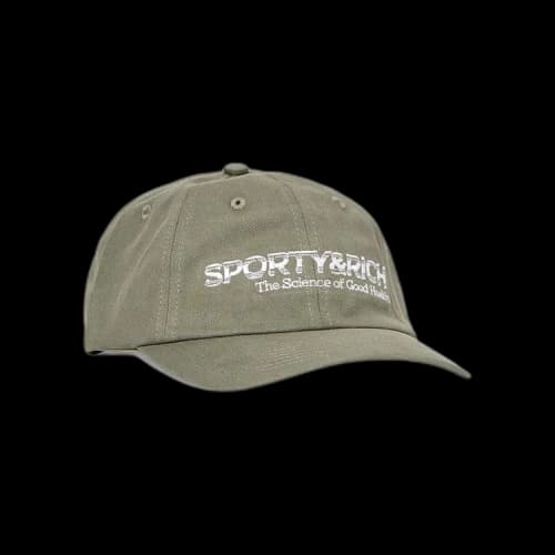Sporty & Rich Science Logo Hat 'Sea'