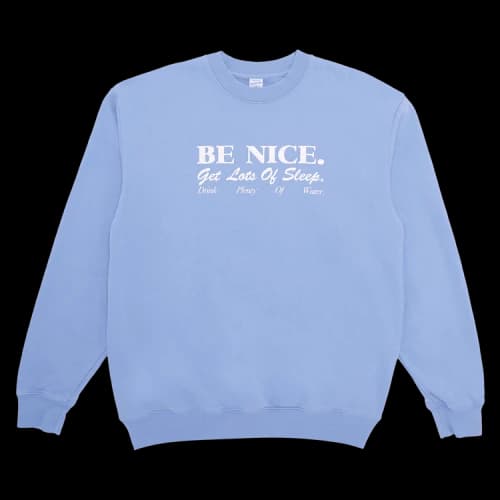 Sporty & Rich Be Nice Crewneck 'Juniper'