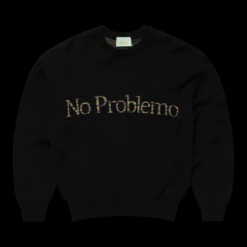 Aries Space Dye No Problemo Knit 'Black'