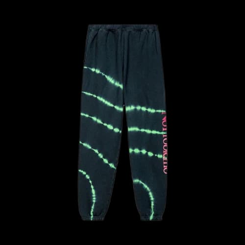 Aries No Problemo Sweatpants 'Green Tie Dye'