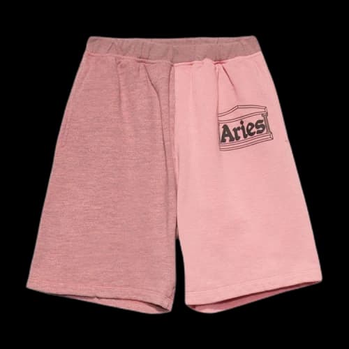 Aries Colorblock Shorts 'Pink'