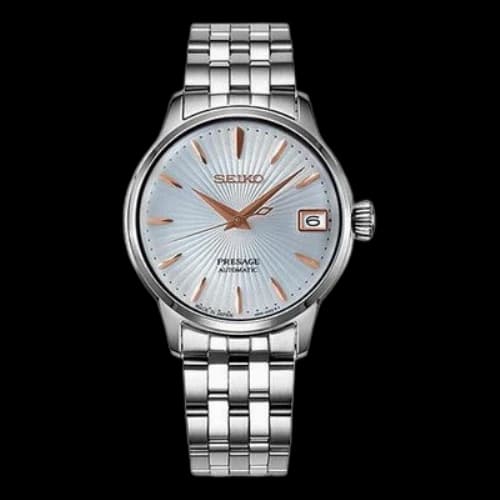 SEIKO Presage Series Automatic Mechanical Silver/White