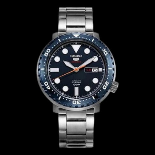 SEIKO No. 5 Small Steel strip Automatic Mechanical Watch Blue
