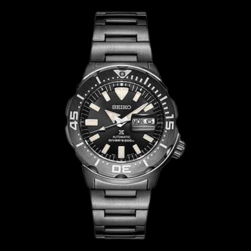 SEIKO Prospex/ Automatic Mechanical Calendar Monster Black