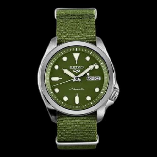 SEIKO No. 5 Series Automatic Mechanical waterproof Watch Green