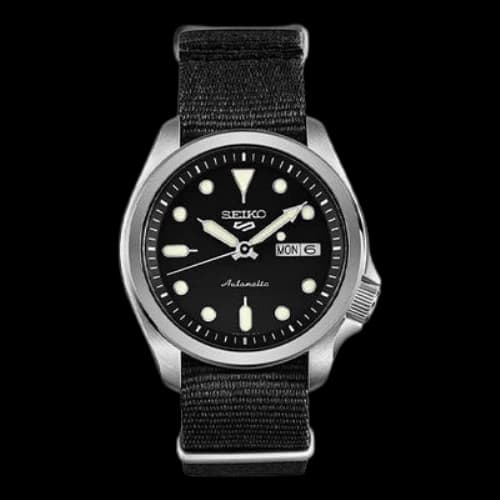 SEIKO 5 Series Mechanical waterproof Black