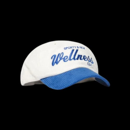 Sporty & Rich SRWC Cord Hat 'White'