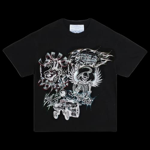 Jungles Flames N Stuff Tee 'Black'