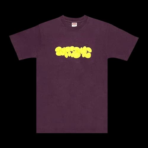 Supreme Bubble Letter Throw Up Tee 'Purple'