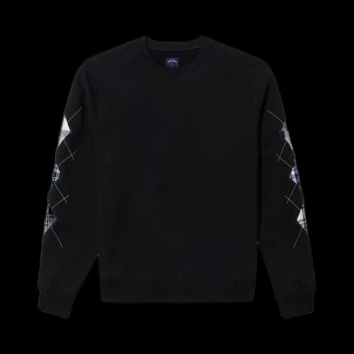 Noah Argyle Appliqué Sweatshirt 'Black'