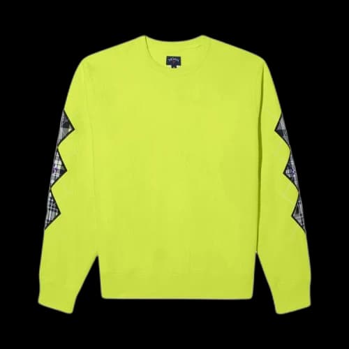 Noah Argyle Appliqué Sweatshirt 'Lime'